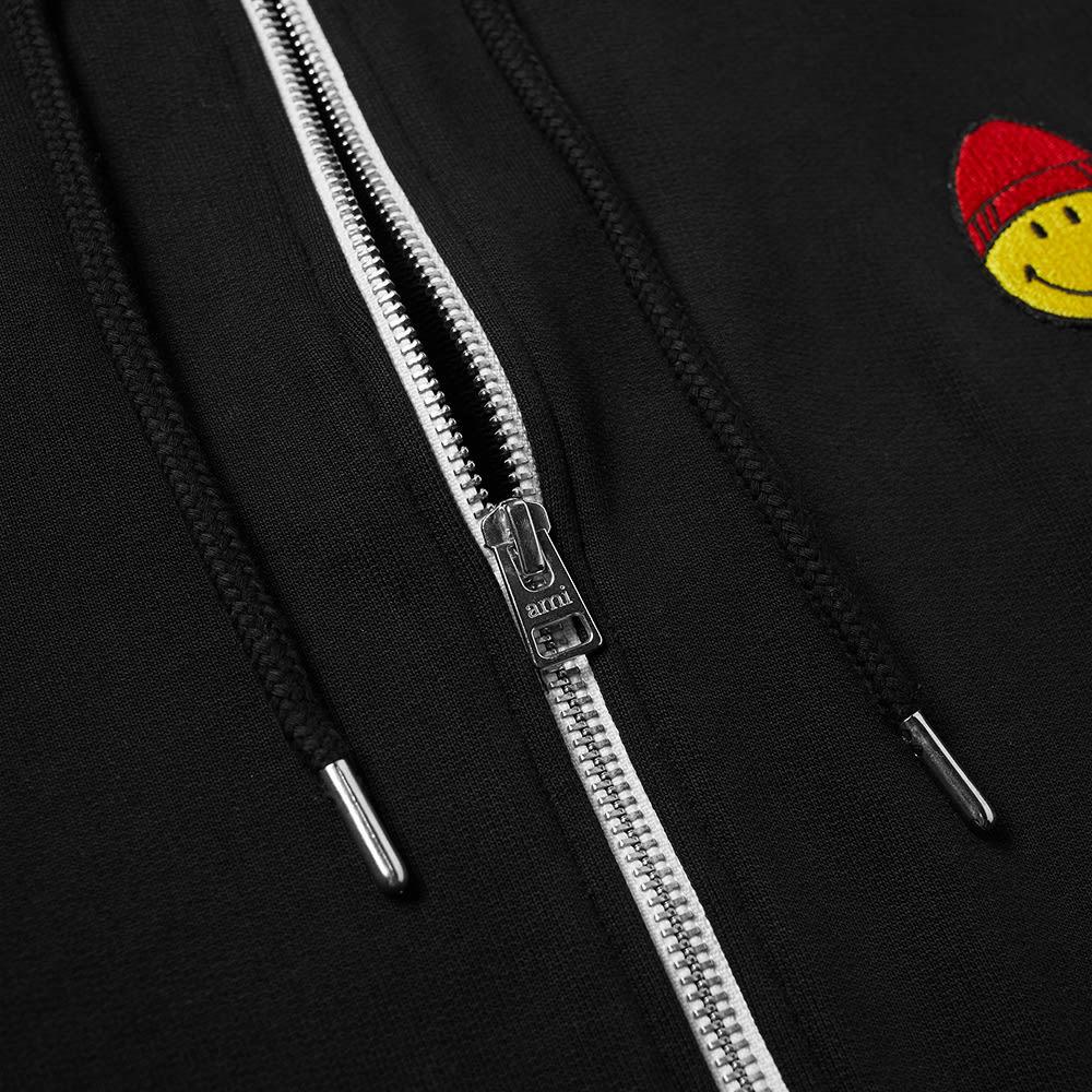 AMI Smiley Zip Hoody AMI Alexandre Mattiussi