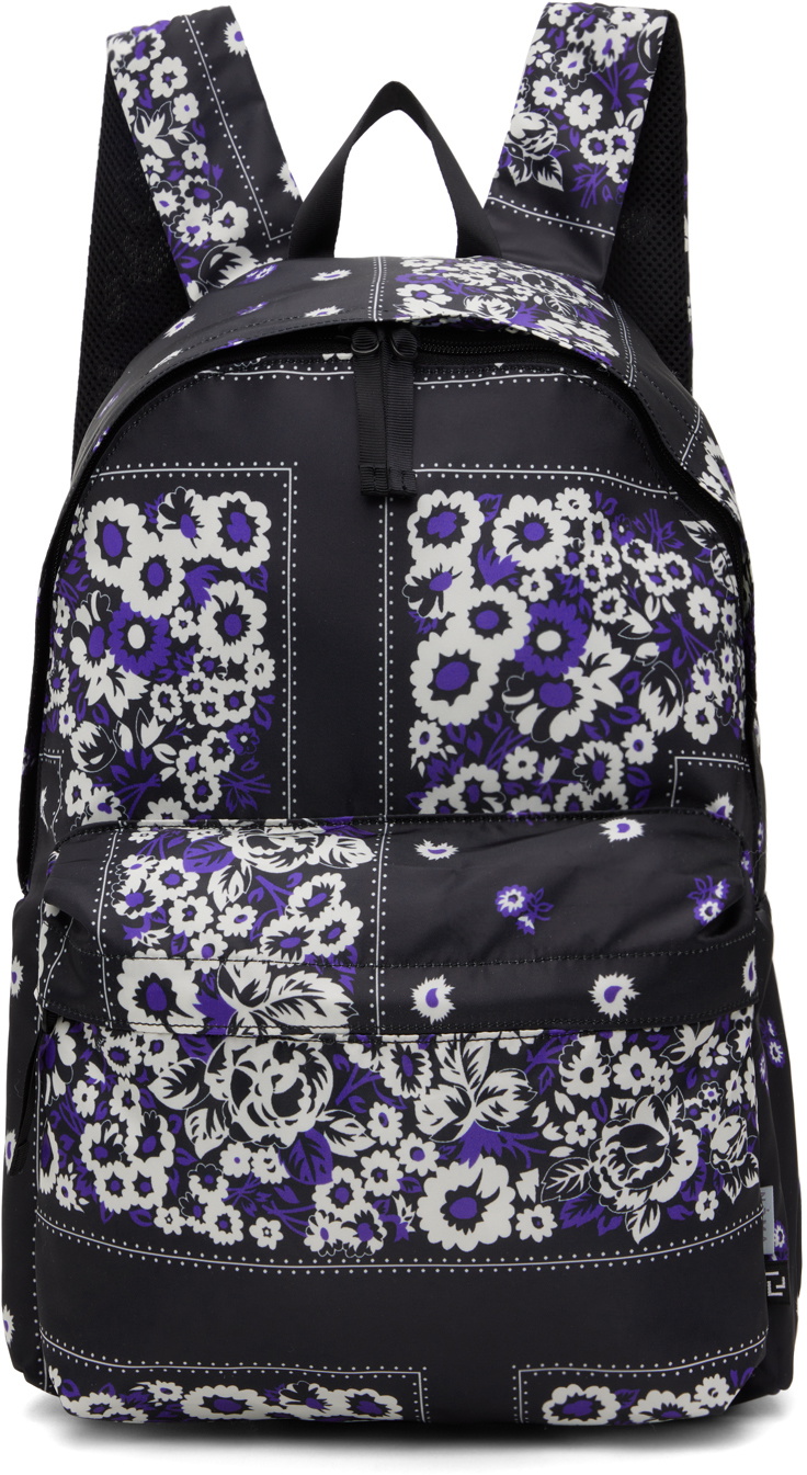 NOMA t.d. Black Floral Backpack