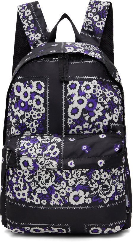 Photo: NOMA t.d. Black Floral Backpack