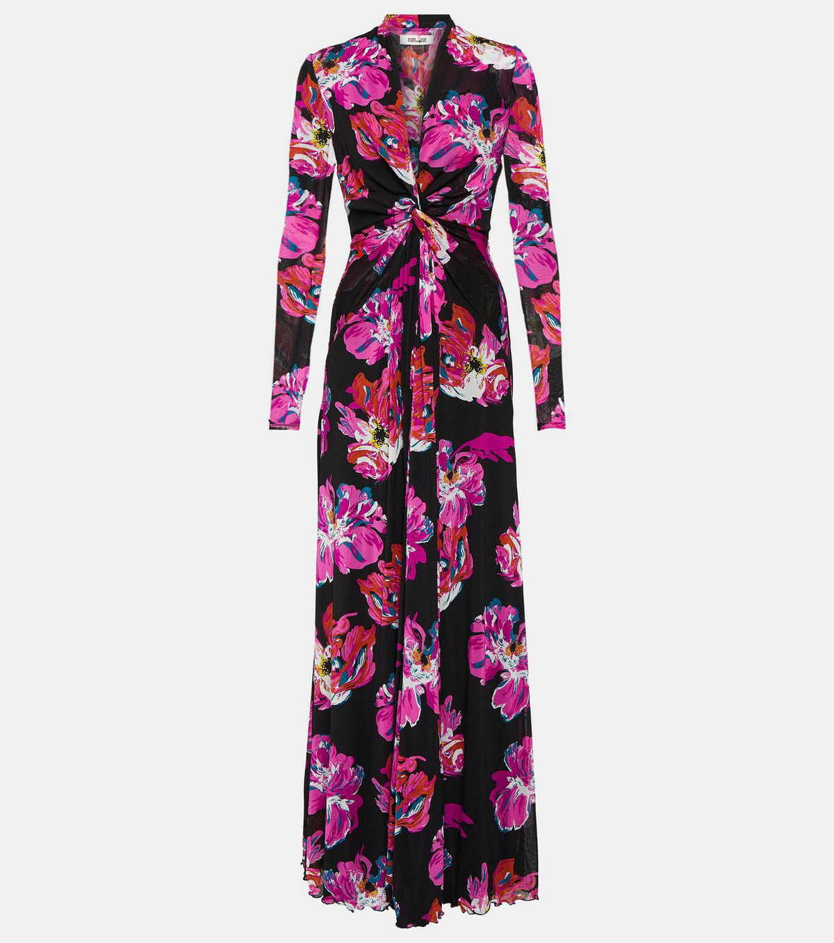 knee length dresses for ladies DVF Scott Dress in Birds of Paradise