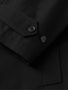 Balenciaga - Oversized Wool and Cotton-Blend Coat - Black