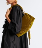 Chloé Marcie Foulard Small velvet shoulder bag