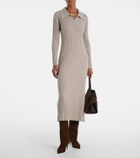 Jardin des Orangers Knitted cashmere polo dress