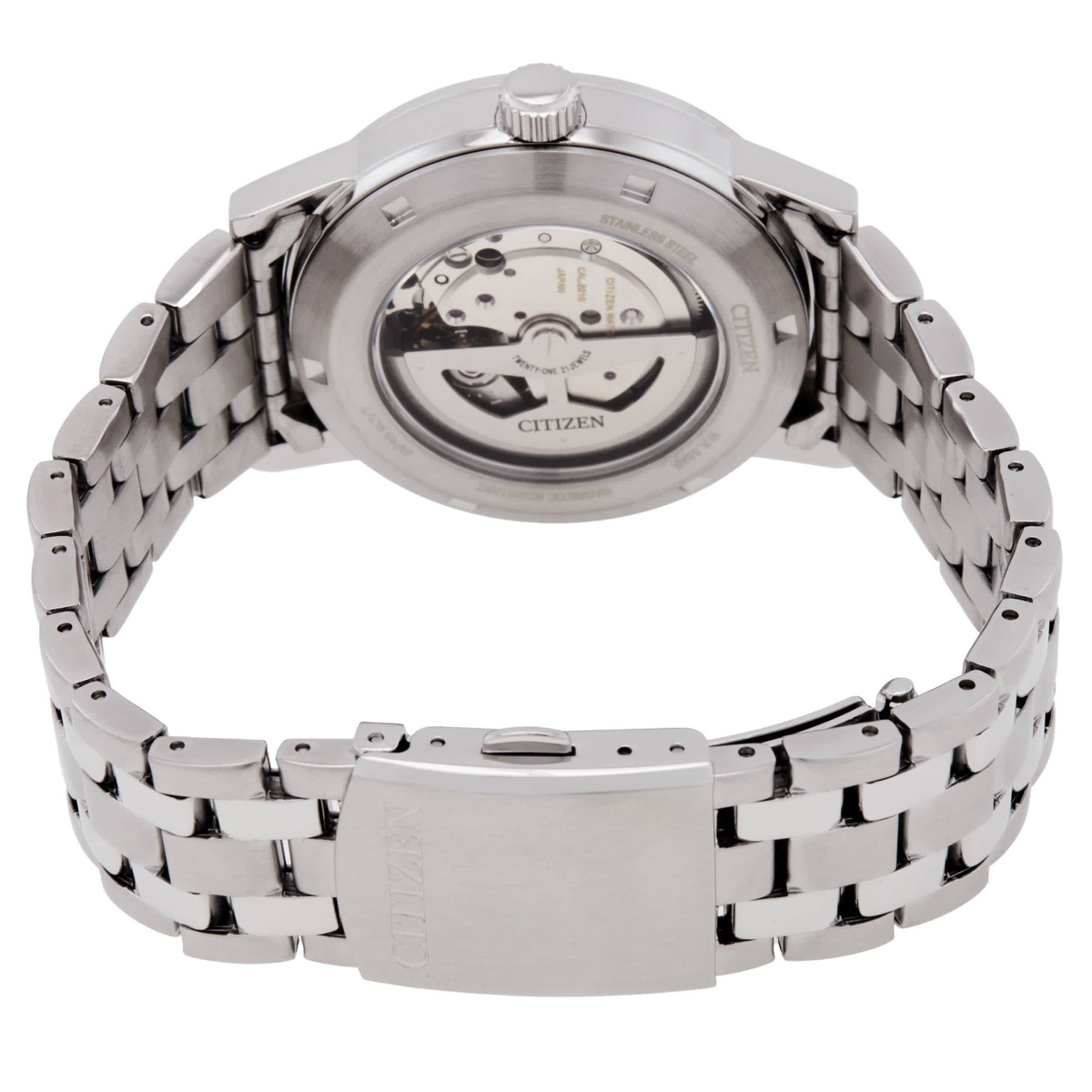 Citizen Mechanical Automatic White Dial Mens Watch NJ0210-56A