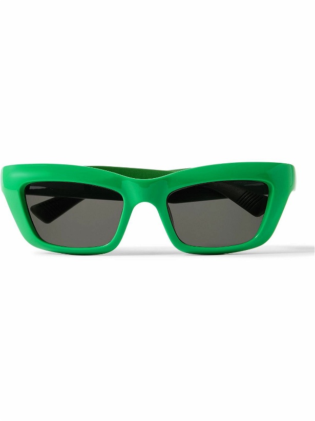 Photo: Bottega Veneta - Unapologetic Square-Frame Rubber-Trimmed Acetate Sunglasses