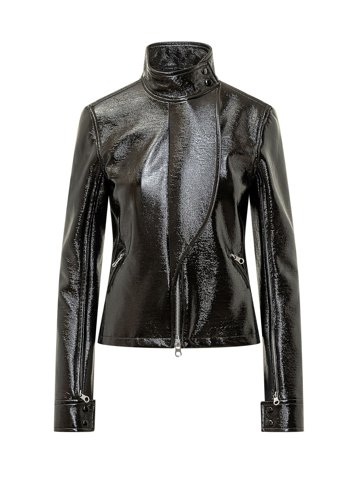 アウターその他 COURREGES 'Motorcycle Vinyl' jacket Black 18134244_39025932_600.jpg