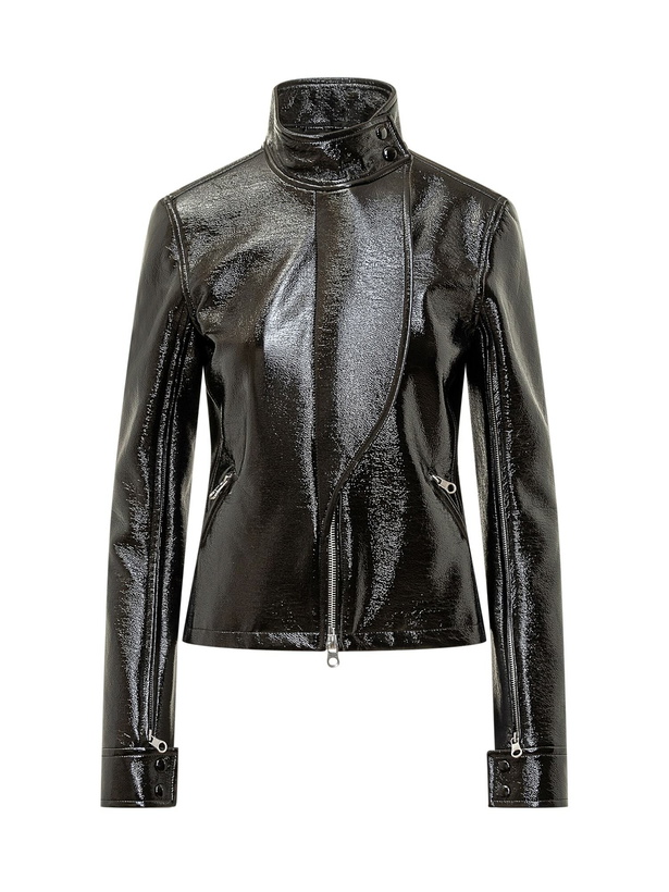 Photo: Courrèges motorcycle Vinyl Jacket