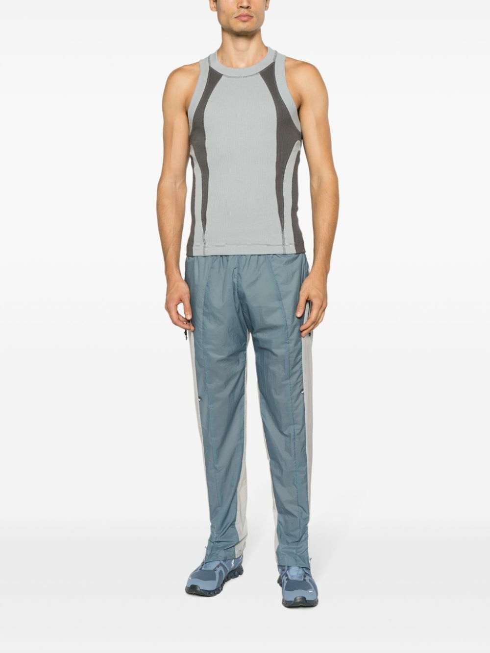Saul Nash Blue Lightweight Running Track Pants