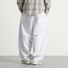 Anglan Men's Steady Sweat Balloon Pants in White Melange