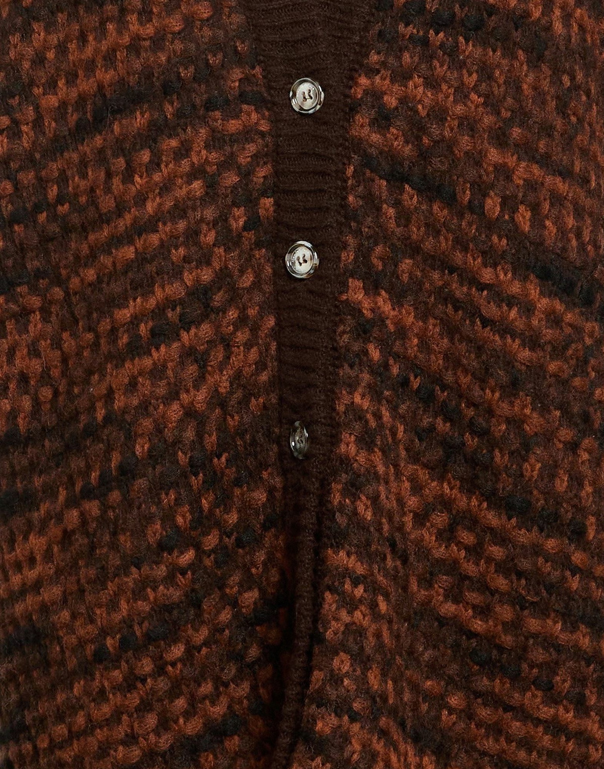 Manila Grace Womens Cardigan in Brown