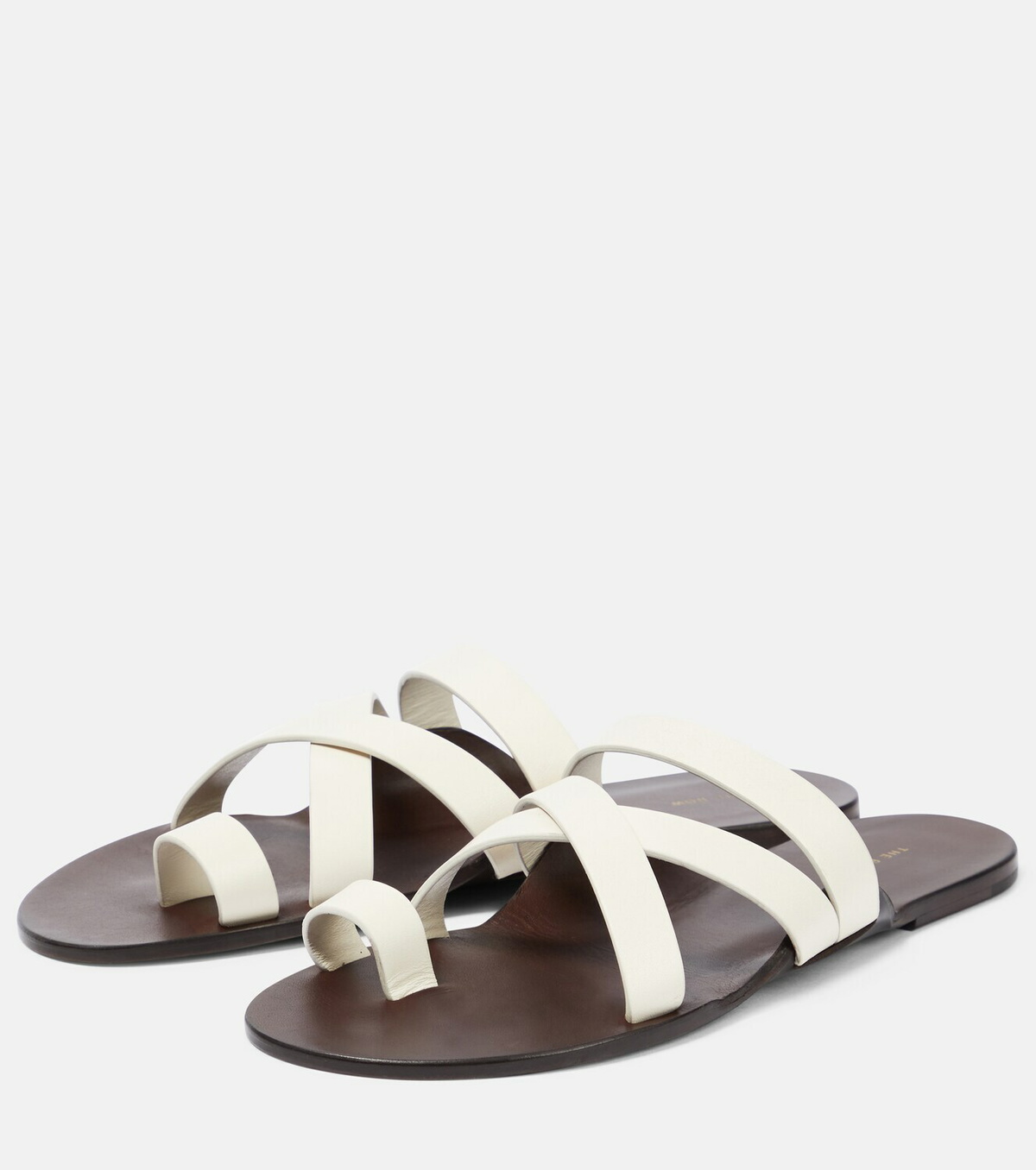 The Row - Kris leather sandals