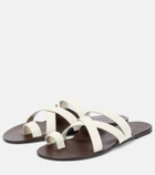 The Row - Kris leather sandals