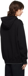 Paul Smith Black Embroidered Logo Hoodie