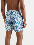 ORLEBAR BROWN - Bulldog Mid-Length Printed Swim Shorts - Blue