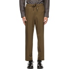 Solid Homme Brown Wide Trousers