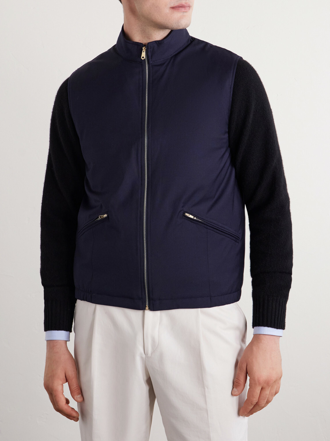 Paul Smith - Padded Wool Gilet - Blue