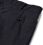 Engineered Garments - Navy Pleated Wool Trousers - Navy