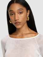 SIMUERO Pompas Hoop Earrings