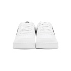 Nike White and Black Air Force 1 07 Sneakers