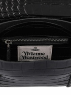 VIVIENNE WESTWOOD Kim Croc Embossed Leather Crossbody Bag