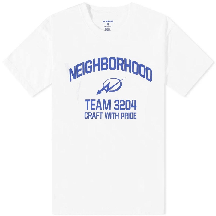 Photo: Neighborhood Men's SS-8 T-Shirt in White