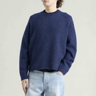 NN07 Men's Jim Relaxed Crew Neck Jumper in Blue Ignition