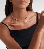 Yvonne Léon Collier Riviere Escargots 9kt gold necklace with diamonds