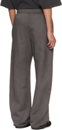 Les Tien Gray Heavyweight Puddle Sweatpants