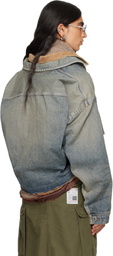 Maison MIHARA YASUHIRO Blue Triple Layered Denim Jacket