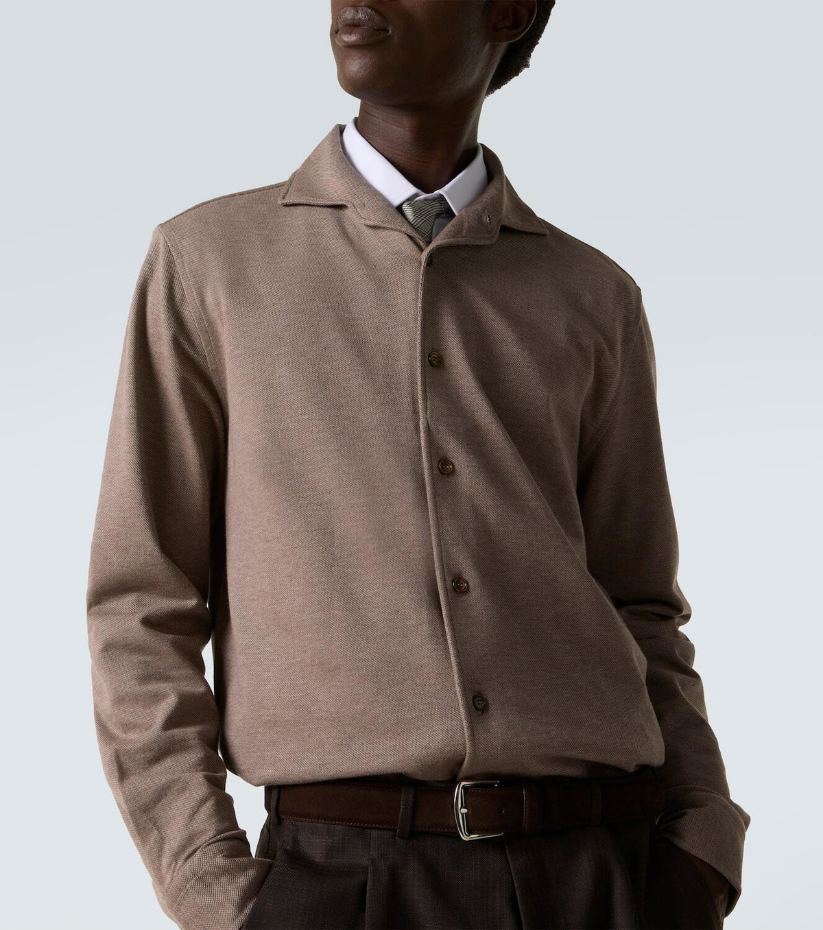 Brioni Cotton piqué shirt