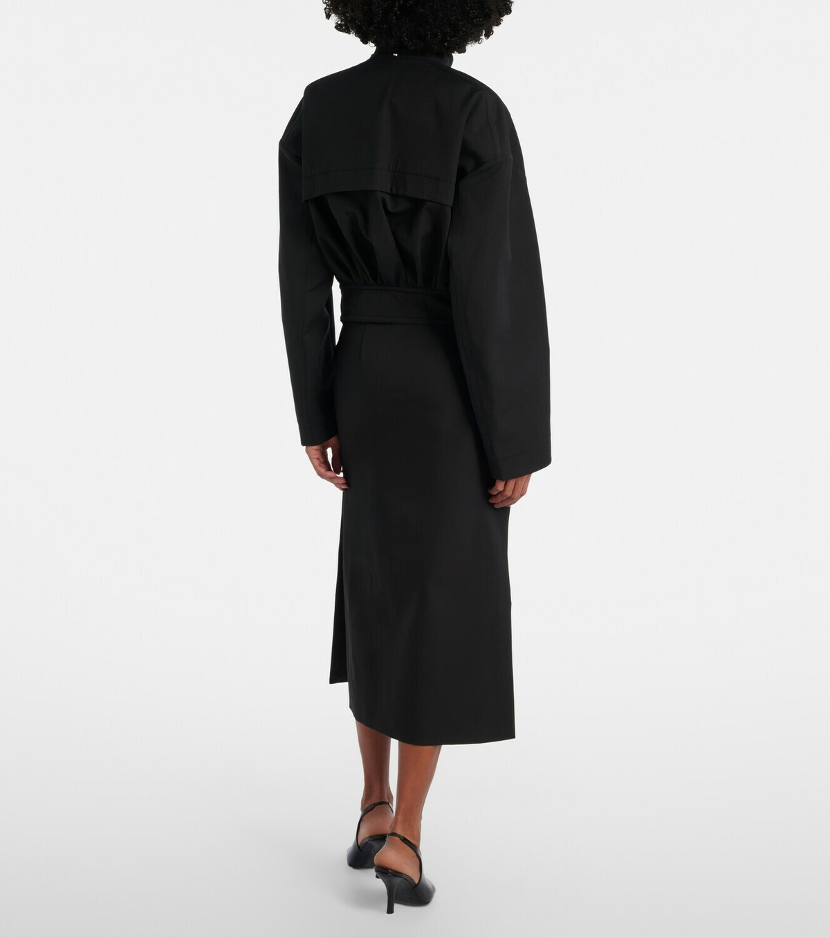 Sportmax Velo cotton pencil skirt
