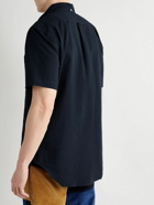 Gitman Vintage - Button-Down Collar Cotton-Seersucker Shirt - Blue