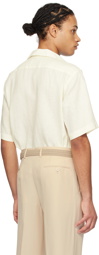 Lardini Off-White Patch Pocket Shirt