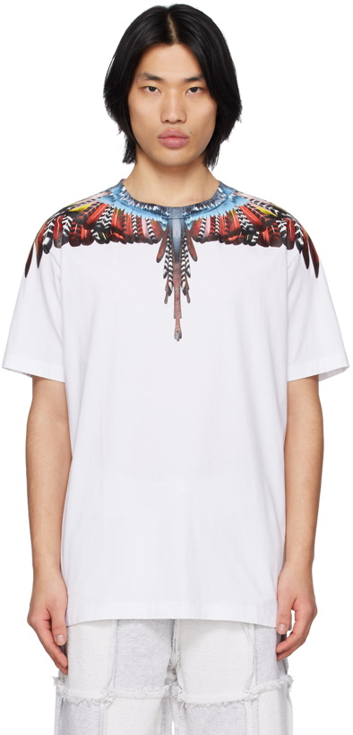 Photo: Marcelo Burlon County of Milan White Grizzly Wings T-Shirt