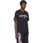 Polo Ralph Lauren Black Mesh Performance Polo Sport T-Shirt
