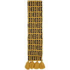 Bode Yellow Signature Scarf