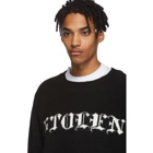 Stolen Girlfriends Club Black Mean Streets Crew Sweater