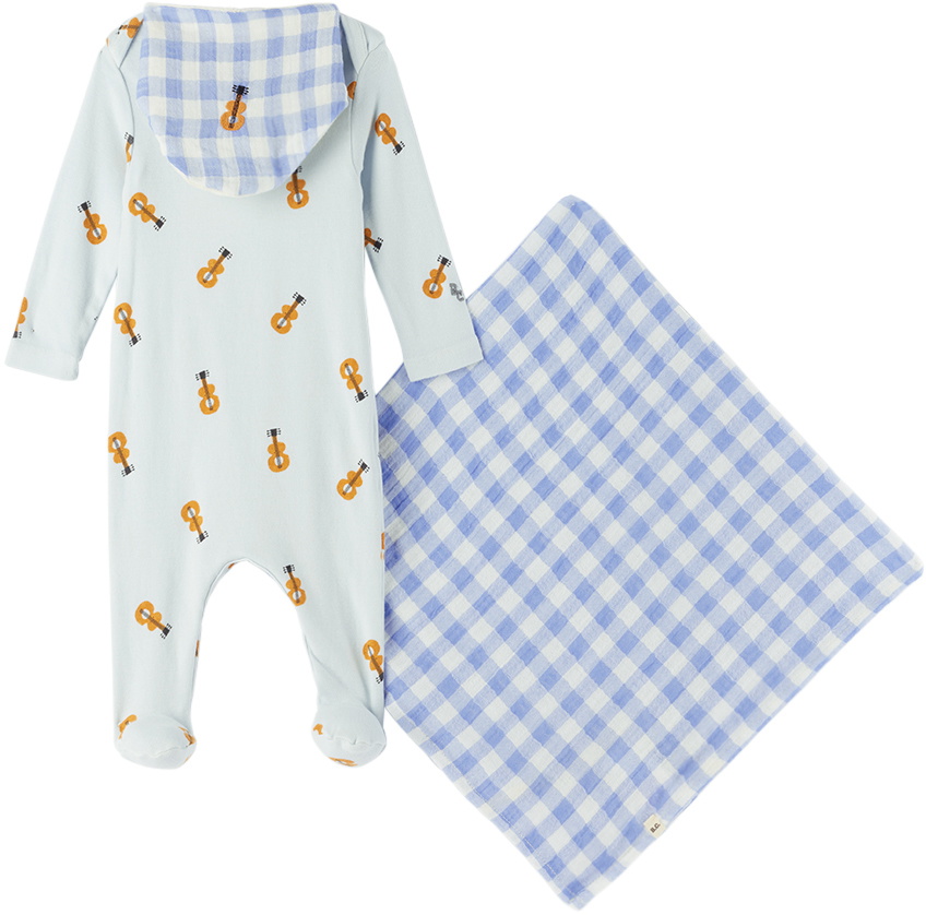 Bobo Choses Happy Worm loungewear set, Red
