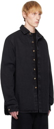A Diciannoveventitre Black Jane Denim Shirt