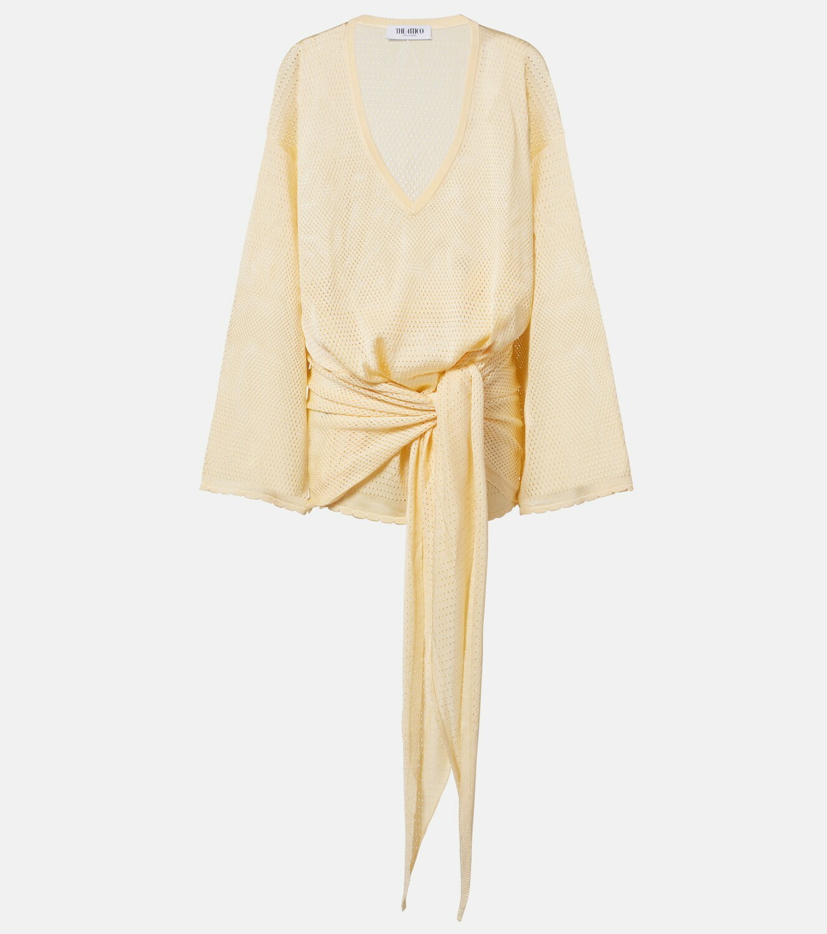The Attico Open-knit minidress