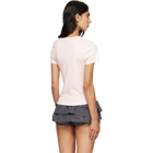 Fruity Booty Pink V-Neck T-shirt