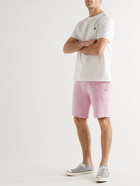 POLO RALPH LAUREN - Logo-Embroidered Cotton-Blend Jersey Drawstring Shorts - Pink