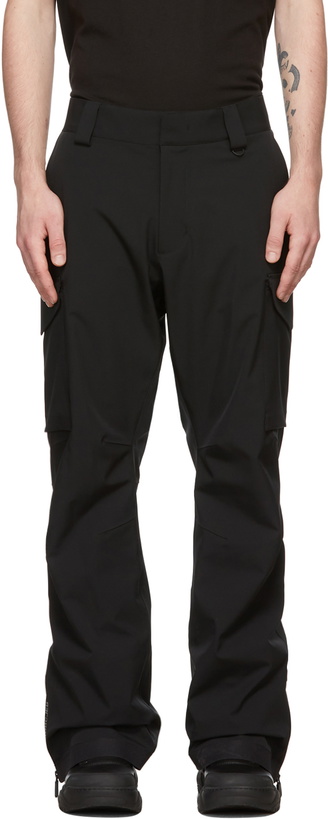 Photo: Moncler Grenoble Black Nylon Snow Pants