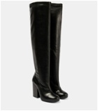 Lemaire - Over-the-knee leather boots