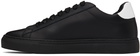 Moschino Black Zip Logo Sneakers