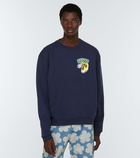 Kenzo - Embroidered cotton jersey sweatshirt