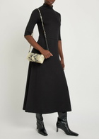 Vince Jersey Close-knit Dress Black