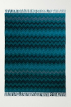 Missoni Home - Gessetti Fringed Striped Wool-Blend Jacquard Throw