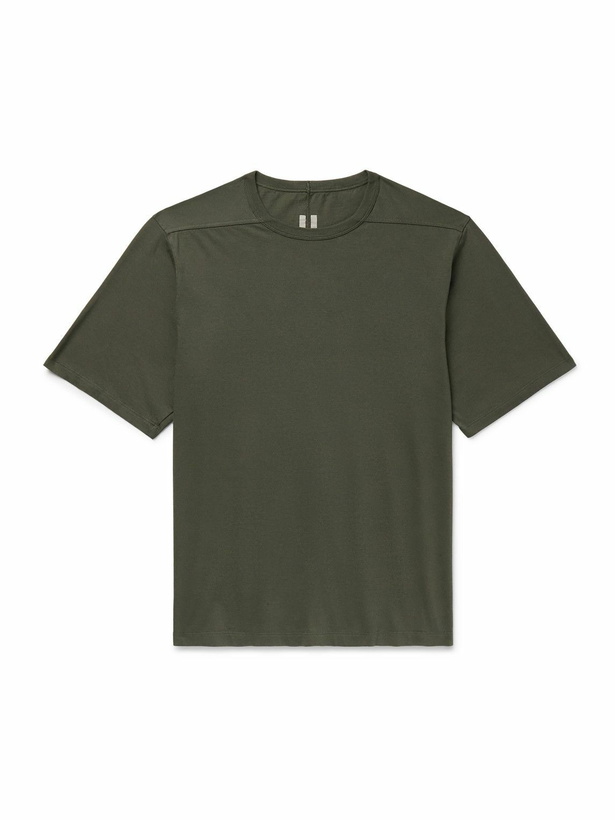 Photo: Rick Owens - Brad Organic Cotton-Jersey T-Shirt - Green