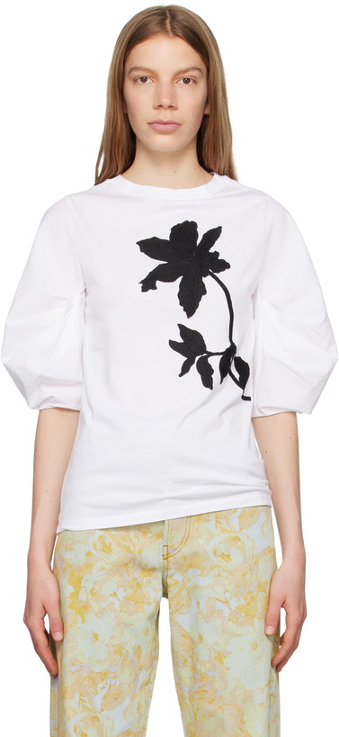 Photo: Erdem White Gemma T-Shirt